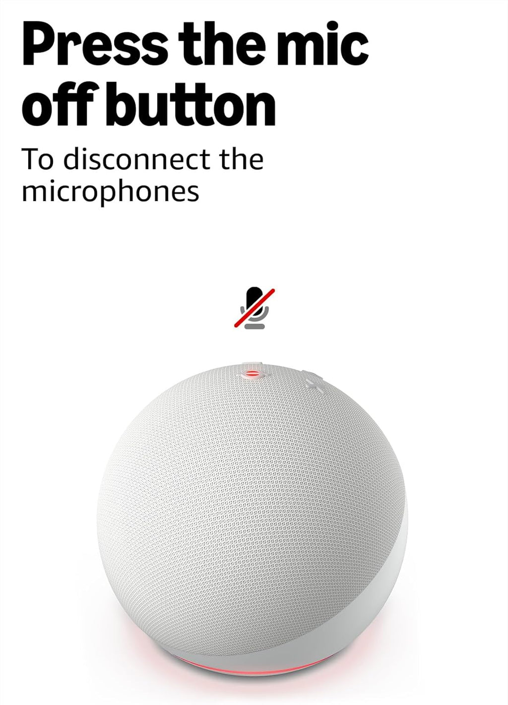 Echo Dot (Latest Model) - Premium Sound Quality, Perfect for Any Room, Glacier White