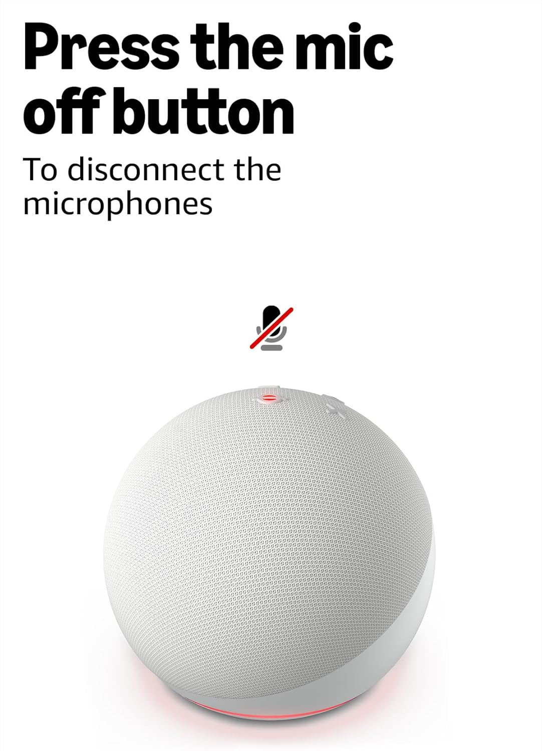 Echo Dot (Latest Model) - Premium Sound Quality, Perfect for Any Room, Glacier White