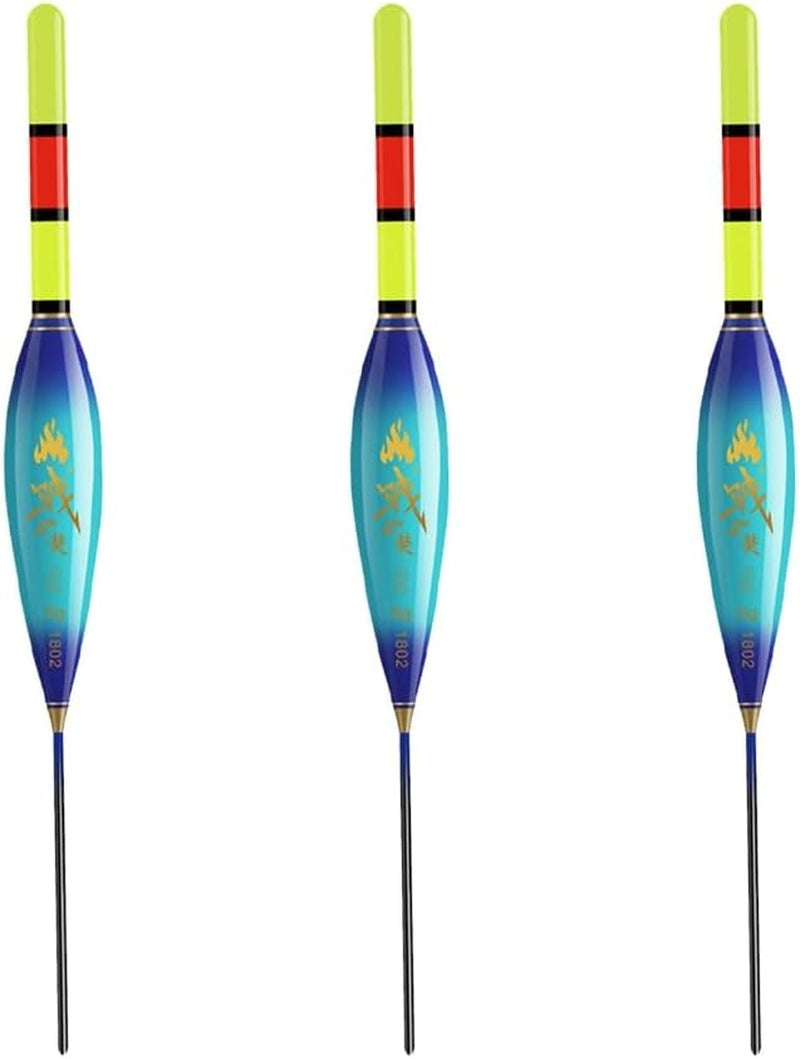 3Pcs Night Light Electronic Float LED Electronic Rock Fishing Float Lighted Slip Bobbers Fishing Float Fishing Accessory