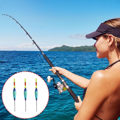 3Pcs Night Light Electronic Float LED Electronic Rock Fishing Float Lighted Slip Bobbers Fishing Float Fishing Accessory
