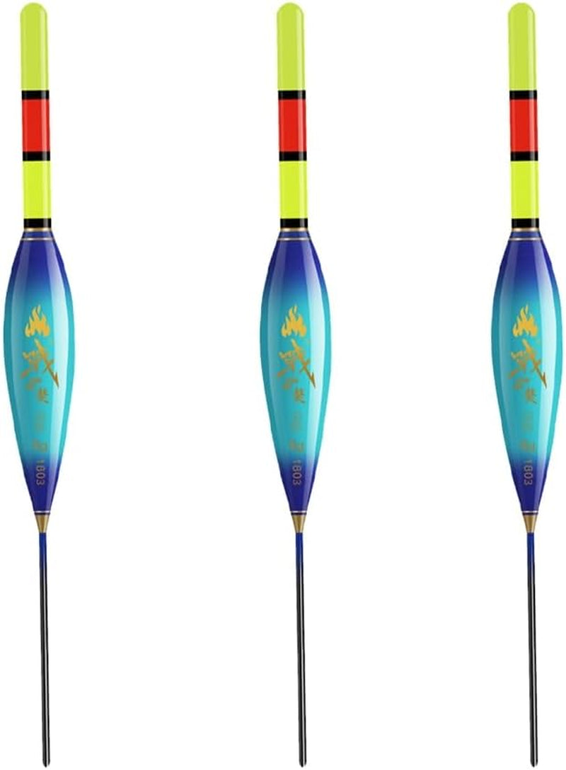 3Pcs Night Light Electronic Float LED Electronic Rock Fishing Float Lighted Slip Bobbers Fishing Float Fishing Accessory